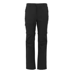 Regatta Mens Highton II Zip-Off Hiking Trousers - 36L, Black