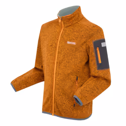 Regatta Childrens/Kids Newhill Fleece Jacket - 14 Years, Bright Marigold/Glacier