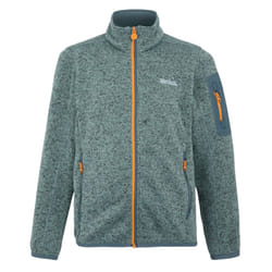 Regatta Childrens/Kids Newhill Fleece Jacket - 3-4 Years, Glacier/Stormy Weather/Bright Marigold