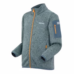 Regatta Childrens/Kids Newhill Fleece Jacket - 3-4 Years, Glacier/Stormy Weather/Bright Marigold