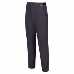 Regatta Mens Travel Light Zip-Off Trousers - 40R, Ash