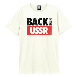 Amplified Unisex Adult Back In The Ussr The Beatles T-Shirt - XS, Vintage White