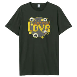 Amplified Unisex Adult All You Need Is Love The Beatles T-Shirt - XS, Charcoal