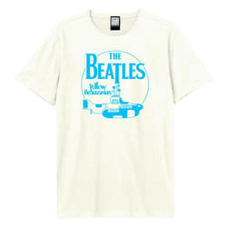 Amplified Unisex Adult Yellow Submarine The Beatles T-Shirt - XS, Vintage White