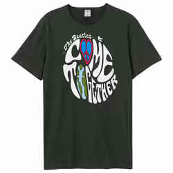 Amplified Unisex Adult Come Together The Beatles T-Shirt - XS, Charcoal