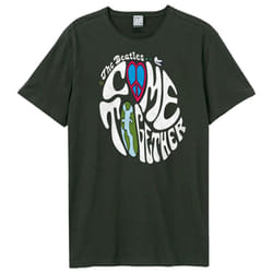 Amplified Unisex Adult Come Together The Beatles T-Shirt - XS, Charcoal