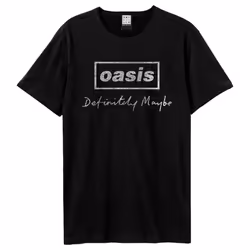 Amplified Unisex Adult Definitely Maybe Distressed Oasis T-Shirt - XS, Black