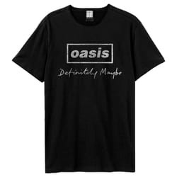 Amplified Unisex Adult Definitely Maybe Distressed Oasis T-Shirt - XS, Black
