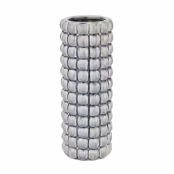 Hill Interiors Seville Collection Bubble Vase - 32cm x 12cm x 12cm, Grey