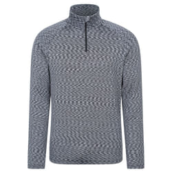 Mountain Warehouse Mens Power Quarter Zip Midlayer - 3XL, Black