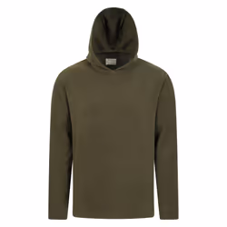 Mountain Warehouse Mens Essentials Fleece Hoodie - XXS, Khaki