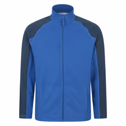 Mountain Warehouse Mens Ashbourne Full Zip Fleece Jacket - M, Cobalt