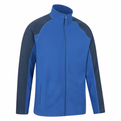Mountain Warehouse Mens Ashbourne Full Zip Fleece Jacket - M, Cobalt