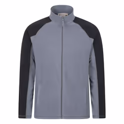 Mountain Warehouse Mens Ashbourne Full Zip Fleece Jacket - S, Dark Grey