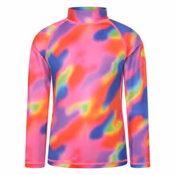 Mountain Warehouse Childrens/Kids Abstract Long-Sleeved Rash Top - 13 Years, Bright Orange