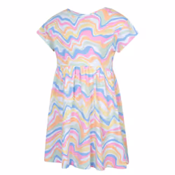 Mountain Warehouse Childrens/Kids Mountain Essentials Lora Wave Pattern Dress - 3-4 Years, Light Purple