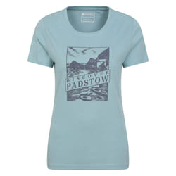 Mountain Warehouse Womens/Ladies Discover Padstow Printed T-Shirt - 12 UK, Blue