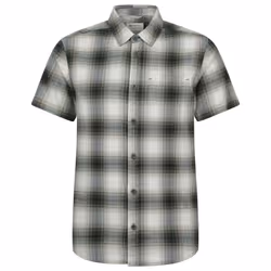 Mountain Warehouse Mens Trace Flannel Short-Sleeved Shirt - 3XL, Green