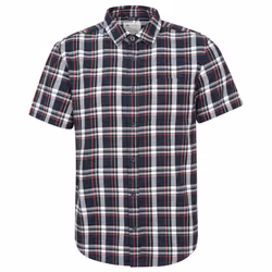 Mountain Warehouse Mens Trace Flannel Short-Sleeved Shirt - L, Blue