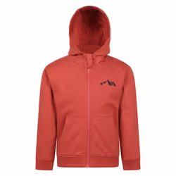 Mountain Warehouse Childrens/Kids Embroidered Full Zip Hoodie - 9-10 Years, Orange