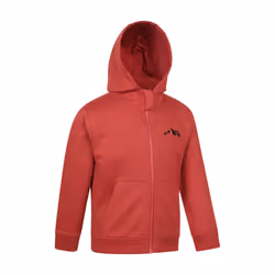 Mountain Warehouse Childrens/Kids Embroidered Full Zip Hoodie - 9-10 Years, Orange