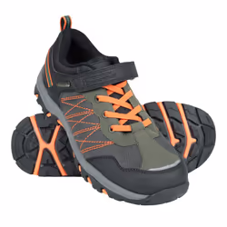 Mountain Warehouse Childrens/Kids Stampede Waterproof Walking Shoes - 3 UK Child, Green