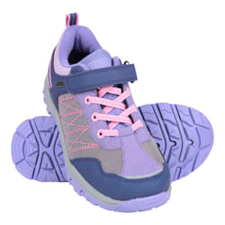 Mountain Warehouse Childrens/Kids Stampede Waterproof Walking Shoes - 5 UK Child, Lilac