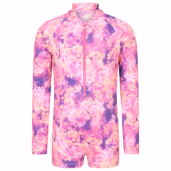 Mountain Warehouse Childrens/Kids Mira Long-Sleeved Rash Guard Swimsuit - 11-12 Years, Coral