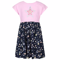 Mountain Warehouse Childrens/Kids Poppy Star Cotton Dress - 3-4 Years, Navy