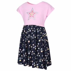 Mountain Warehouse Childrens/Kids Poppy Star Cotton Dress - 3-4 Years, Navy