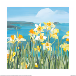Claire Henley Coastal Spring Poster