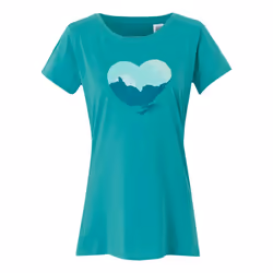 Regatta Womens/Ladies Breezed Heart T-Shirt - 26 UK, Turquoise