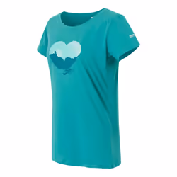 Regatta Womens/Ladies Breezed Heart T-Shirt - 26 UK, Turquoise