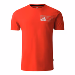 Dare 2B Mens Movement III Map T-Shirt - XXL, Danger Red