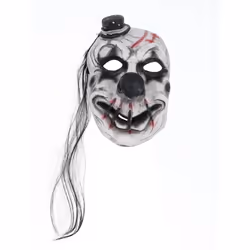 Smiffys Unisex Adult Scary Clown Latex Mask