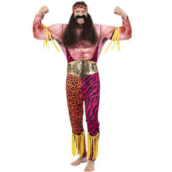 Smiffys Mens Deluxe Wrestlers Costume - L, Multicoloured