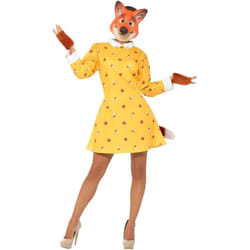 Smiffys Womens/Ladies Fox Costume Set - S, Yellow/Orange
