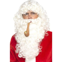 Smiffys Santa Claus Christmas Costume Accessory Set - One Size, White