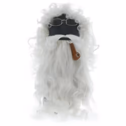 Smiffys Santa Claus Christmas Costume Accessory Set - One Size, White