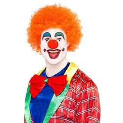 Smiffys Crazy Clown Wig - One Size, Orange