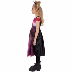 Smiffys Girls Scream Queen Costume - 7-9 Years, Pink/Purple/White