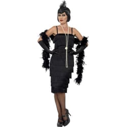 Smiffys Womens/Ladies Flapper Costume Set - S, Black