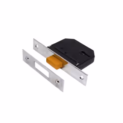 Yale Essentials 3 Lever Chrome Deadlock