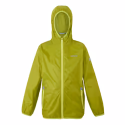 Regatta Great Outdoors Childrens/Kids Lever II Packaway Rain Jacket - 9-10 Years, Grenoble Green/Wild Lime
