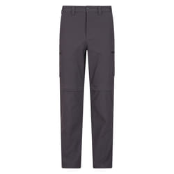 Mountain Warehouse Mens Trek Stretch Convertible Trousers - 42R, Grey