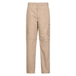 Mountain Warehouse Mens Explore Convertible Trousers - 44R, Beige