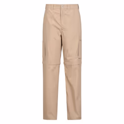 Mountain Warehouse Mens Explore Convertible Trousers - 42R, Beige
