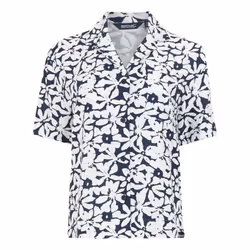 Regatta Womens/Ladies Salise Large Floral Lightweight Shirt - 12 UK, Navy/White