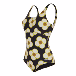 Regatta Womens/Ladies Orla Kiely Spinning Flower One Piece Swimsuit - 16 UK, Black