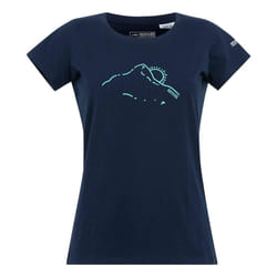 Regatta Womens/Ladies Breezed V Mountain T-Shirt - 22 UK, Navy